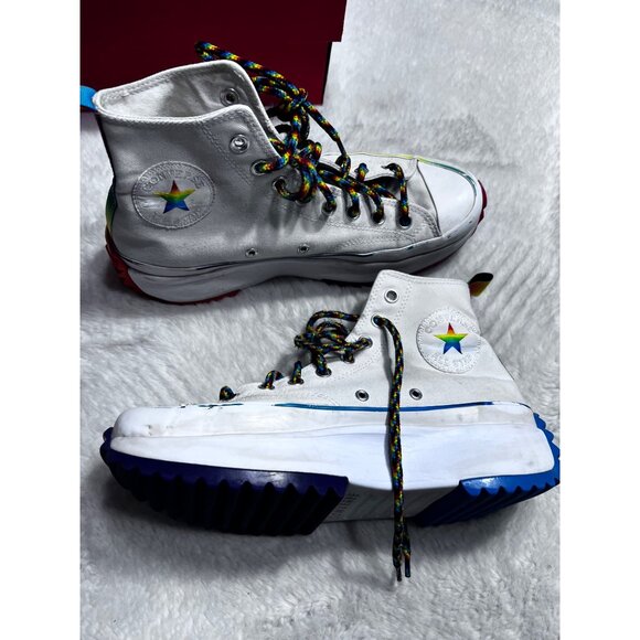 Converse Chuck Taylor Run Star Hije Hi High sneaker women size 10.5 or mens size - Picture 11 of 11